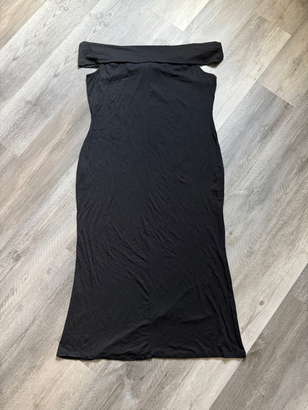 ASOS Design Curve Black Off Shoulder Dress 18 Plus Size - Picture 2 of 11